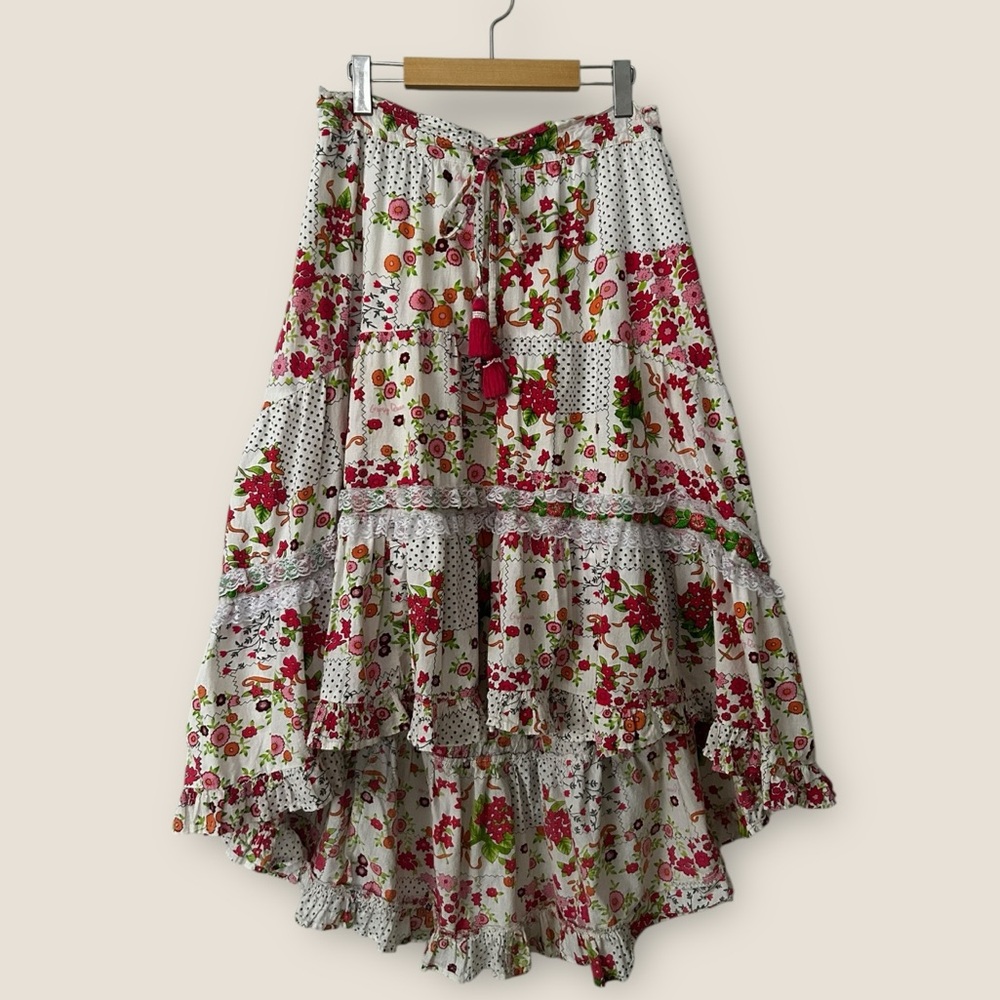 Gipsy Queen Barok Paris High Low Floral Skirt